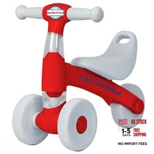 Toddler Balance Bike Trike 1 Year Old Boys Girls - 3 Wheels Baby Balance Red