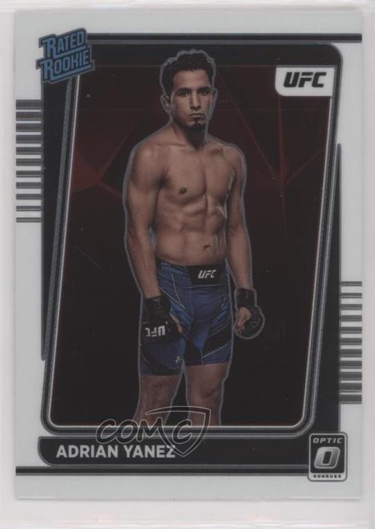 2022 Panini Donruss Optic UFC Rated Rookie Adrian Yanez #105 0c6