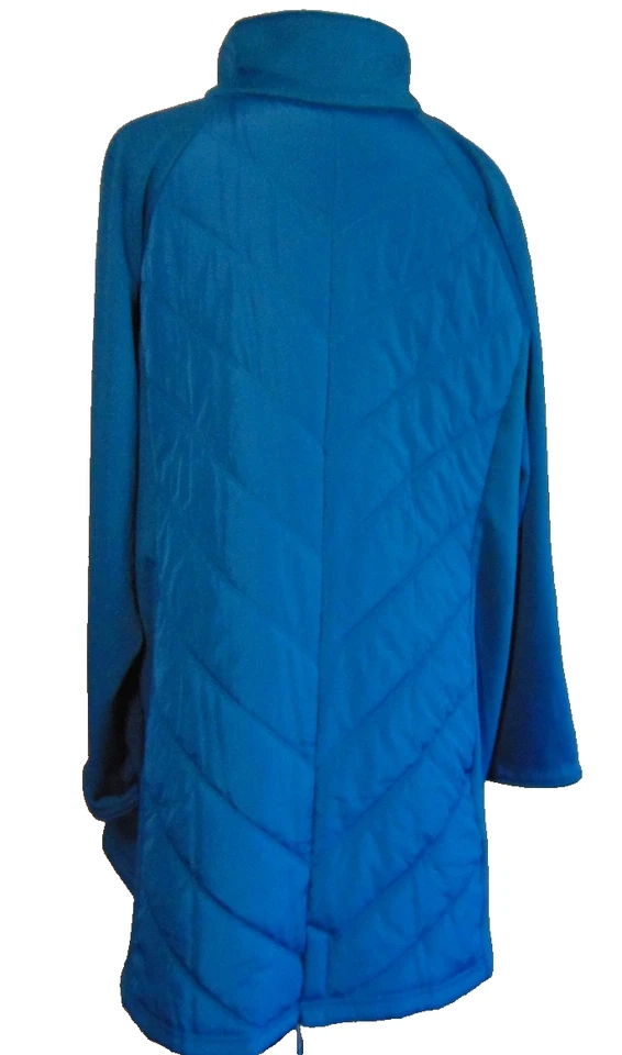 Casaco feminino TEX GEAR VERDE-AZULADO ACOLCHOADO ISOLADO TAMANHO 3X - Imagem 2 de 4