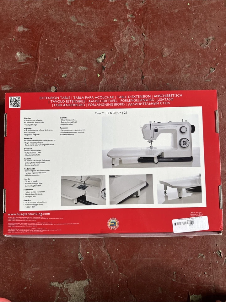 Husqvarna Viking Extension Table for Onyx 15 & Onyx 25 - Image 2 of 3