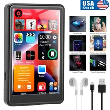 16GB-256GB 4" LED Touch Screen Bluetooth HiFi MP3/MP4 Music Read Video Player -