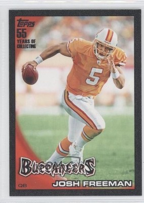 2010 Topps Black 46/55 Josh Freeman #279 9bw