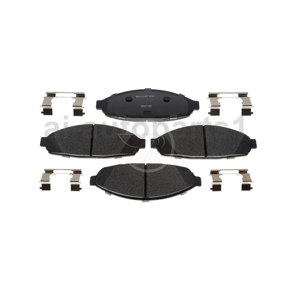 Kit de rotores de freno delanteros y pastillas de freno de cerámica para Ford Crown Victoria 2003-2011 Foto 3 de 4