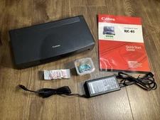 Canon BJC-85 Portable Bubble Jet Printer w/ Power Adapter + Sealed Ink Powers On