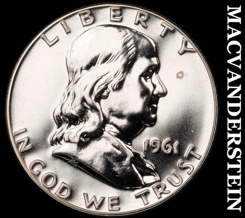 1961 Franklin Half Dollar- Choice Gem Proof Luster No Reserve #G6777