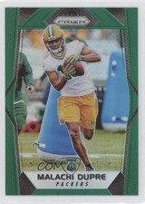 2017 Panini Prizm Rookies Green Prizm Malachi Dupre #202 no9