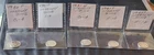 Merury Silver Dimes Lot of  (5) 90% Silver  / 1937 , 1938 & 1939