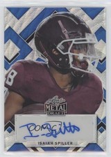 2022 Leaf Metal Draft Portrait Blue Wave 20/25 Isaiah Spiller #PA-IS1 Auto 0q1p