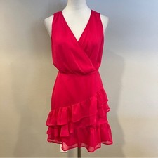 Express sleeveless bright Pink mini Dress size extra small