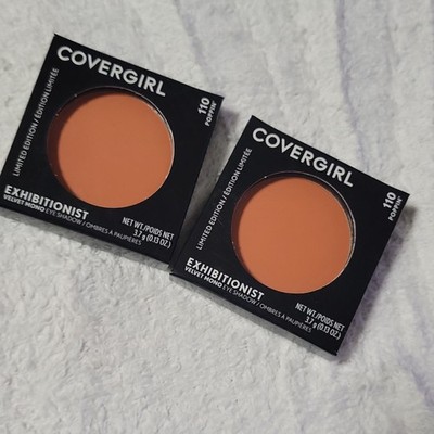 Pack of 2 COVERGIRL Exhibitionist Velvet Mono Eye Shadow 110 Poppin
