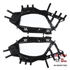 UTV Black Soft Upper Door Enclosure Set For Compatible With Can Am Maverick X3