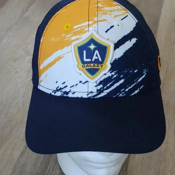 Бейсболка New Era 9Forty MLS LA Galaxy молодежная для дальнобойщиков - Изображение 2 из 4
