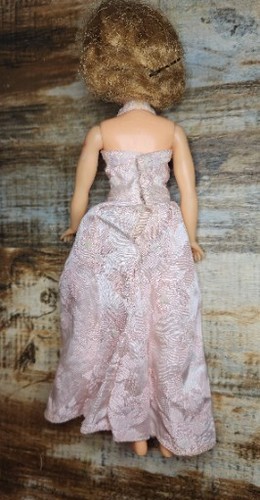 VTG 1960s Ideal Toys Tammy BS-12 Plastic Rubber 12" Doll Pink Dress Knickers - Picture 7 of 8
