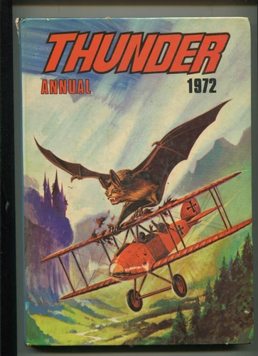 THUNDER ANNUAL 1972 - CLIPPED/DEDICATED - UK ANNUAL