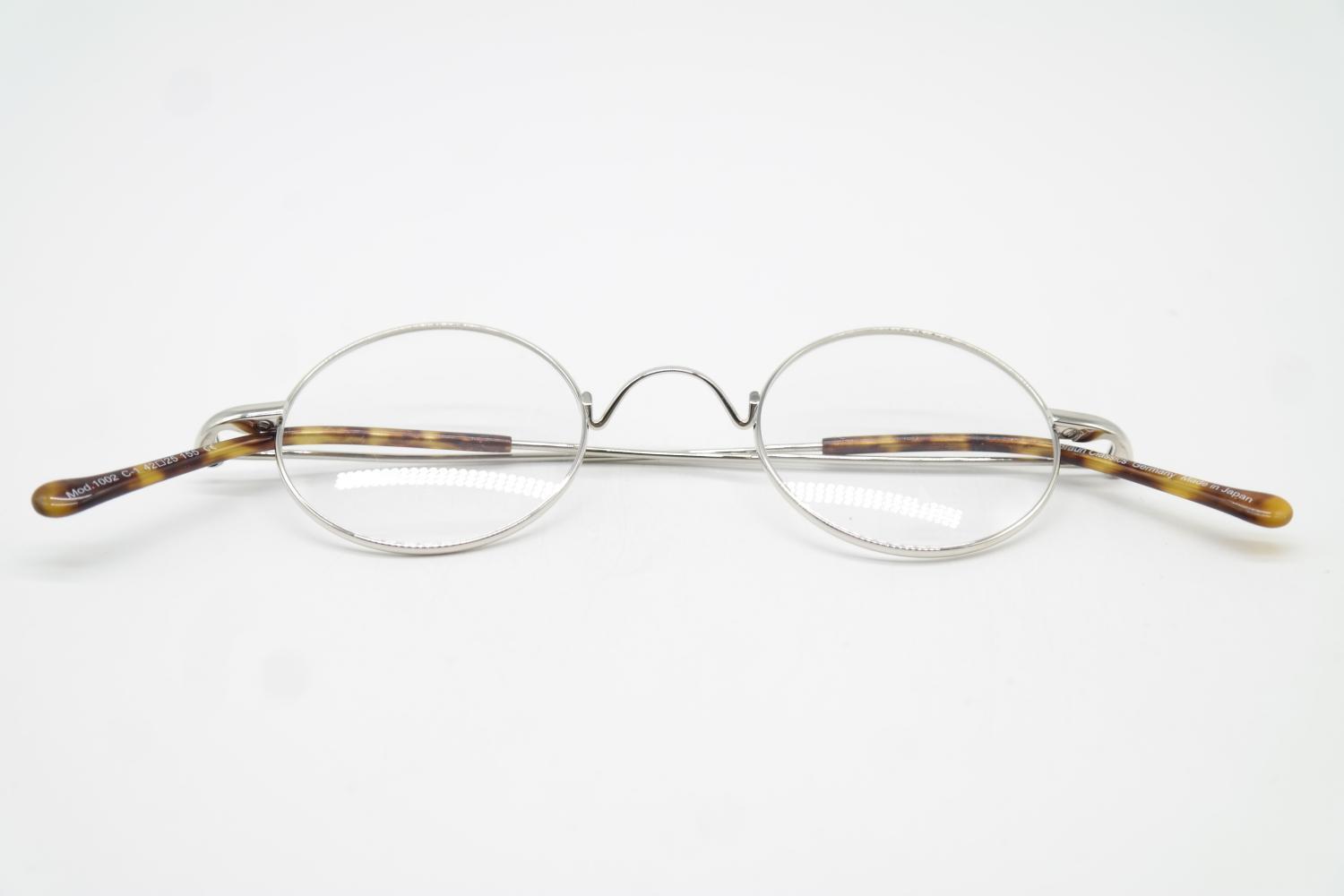 Glasses BRAUN CLASSICS 1002 Titanium Silver Round Frames Eyeglasses New ...