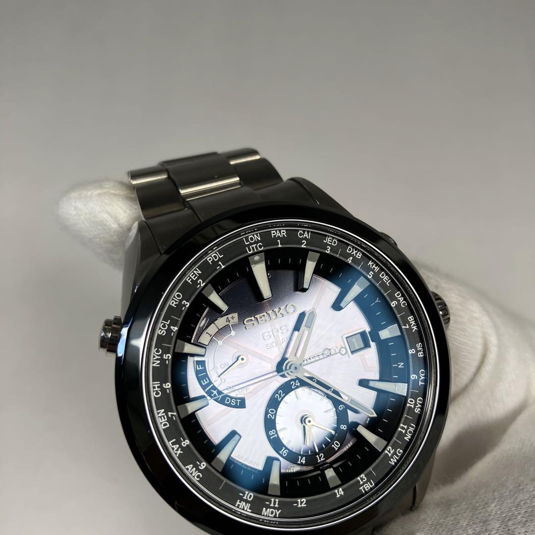 SEIKO ASTRON GPS SOLAR 7x52 OH済 Seiko GPS Solar Astron 7X52-0AE0 Men's Wrist Watch Ships Fast