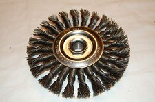 Sait Pipeline Brushes 6" X .025 CS Knot Wire 5/8"-11