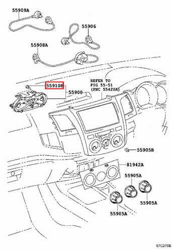 Genuine Hilux TGN26 TGN16 TGN10 KUN36 KUN35 KUN26 KUN25 Heater Control Bulb - Picture 2 of 9