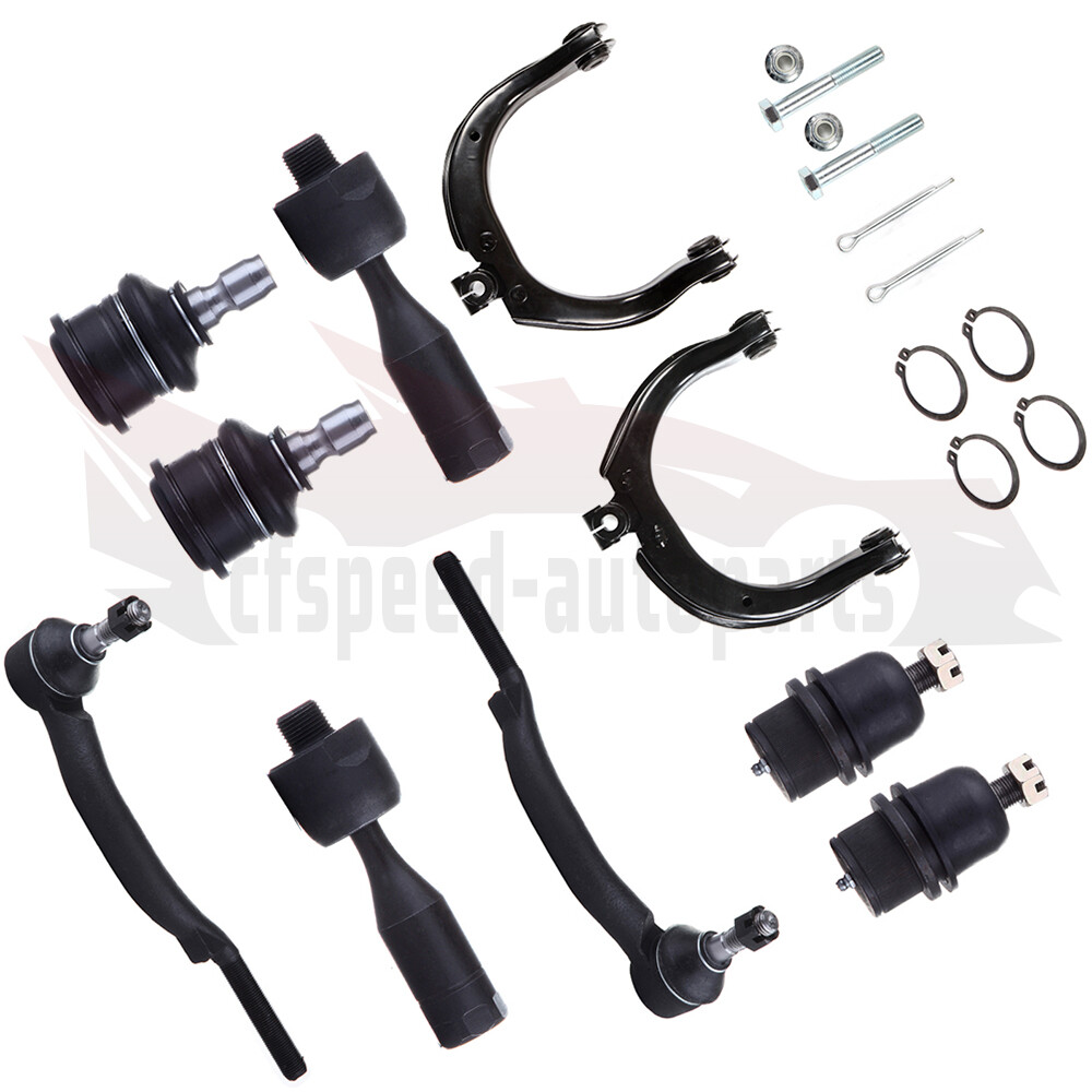 10pcs Front Control Arm Tie Rod Kit for 04-07 Buick Rainier Chevy Trailblazer