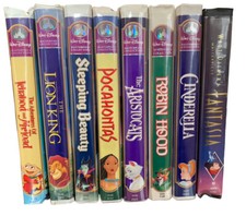 Walt Disney Masterpiece Collections VHS Tapes Lot of 8 READ