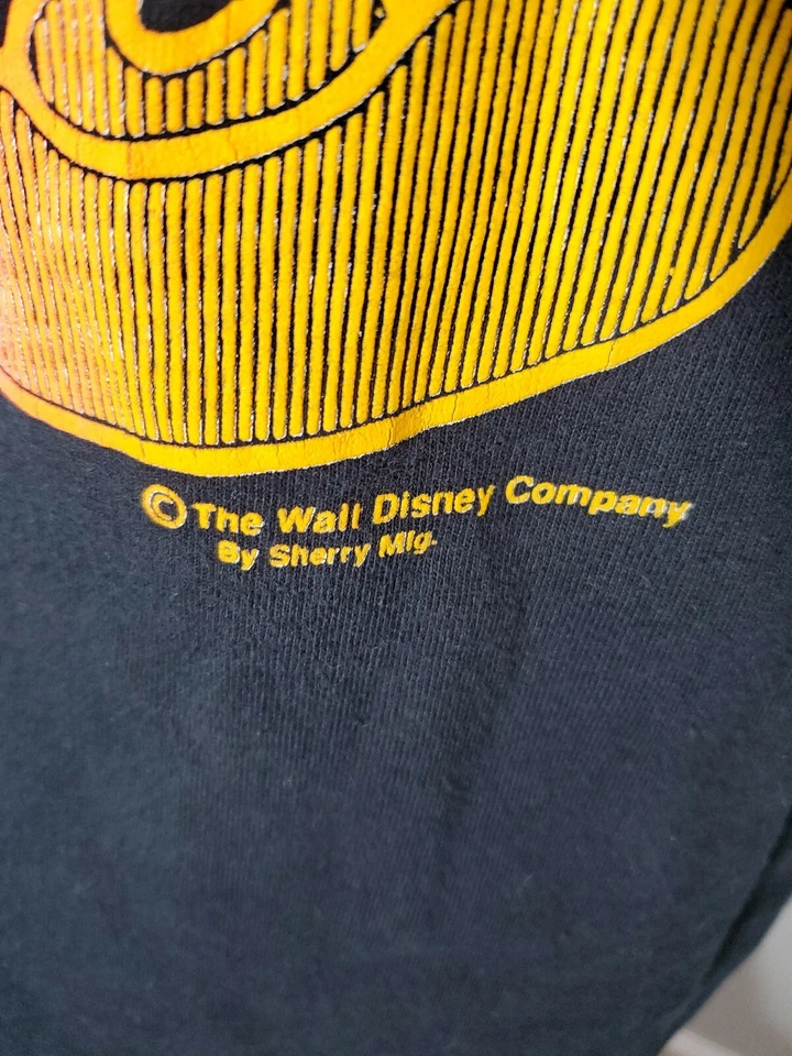 Camiseta de Colección Años 80 MICKEY MOUSE NEÓN FLORIDA WALT DISNEY JEREZ XL Puntada Única Foto 4 de 4