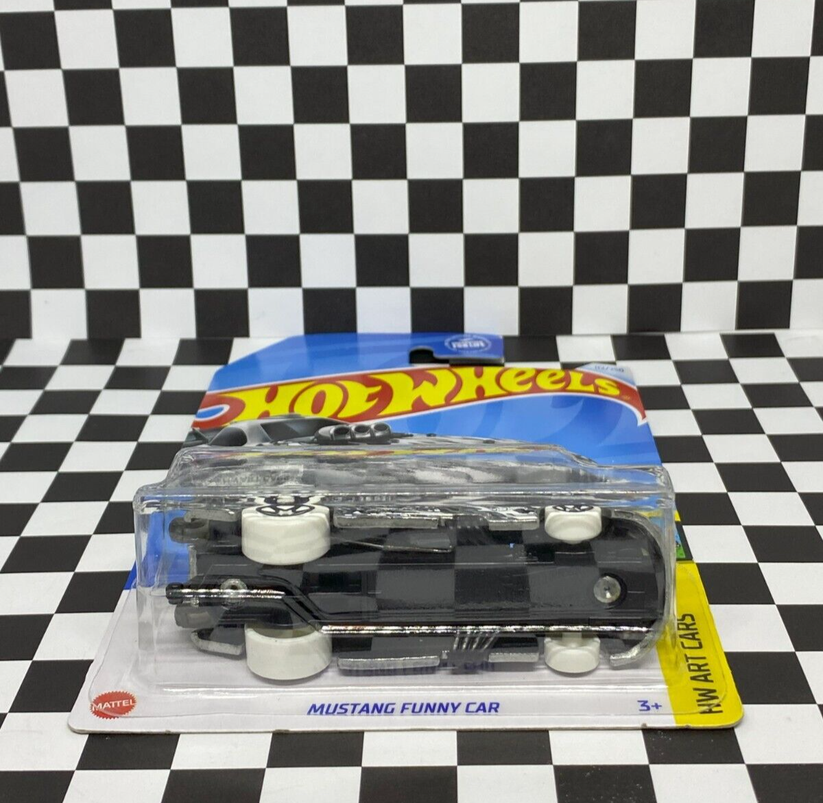 ZAMAC* Hot Wheels 2024 Mainline H Case HW Art Cars Ford Mustang