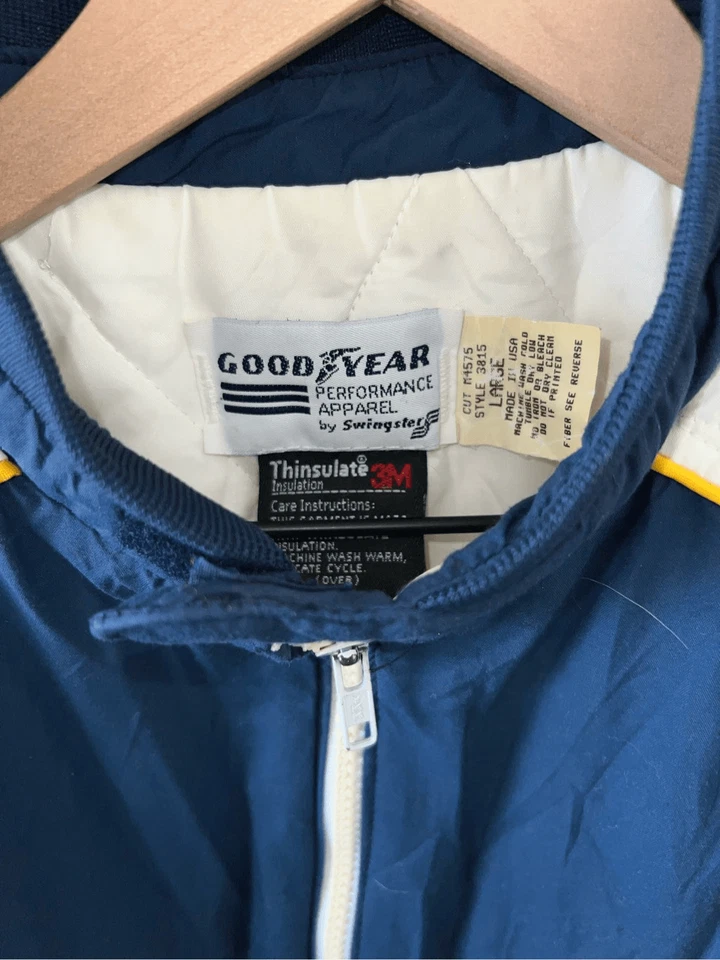 Vintage Good Year Insulated Down Jacket - Image 3 of 4