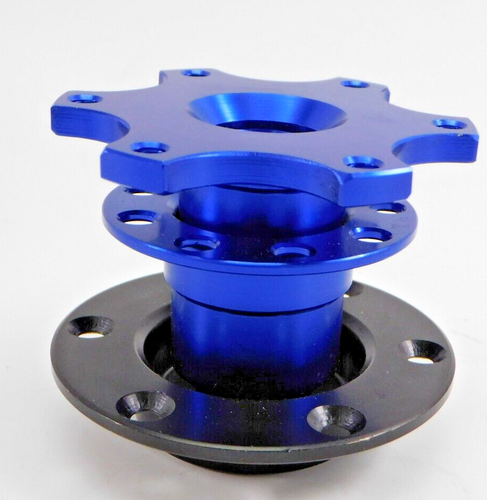 MASO Universal Quick Release Snap Off Steering Wheel Boss Hub Race/Rally Blue - Bild 2 von 11
