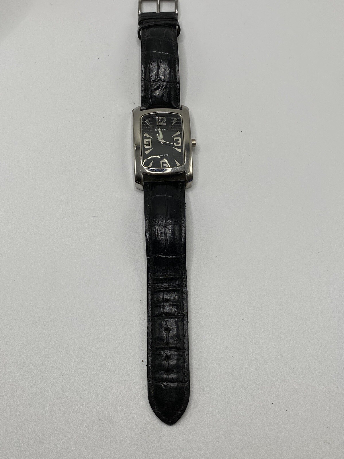 Men Diesel Rectangular Face With Sliver Dials, St… - image 2