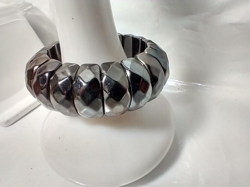 Fashion Jewelry Lot Black and Silver Tone Necklace Bracelet Earrings New Used - Picture 13 of 18