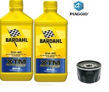 TAGLIANDO 2Lt OLIO XTM SYNT 5w40 + FILTRO APRILIA ATLANTIC 500 2002 2003 2004