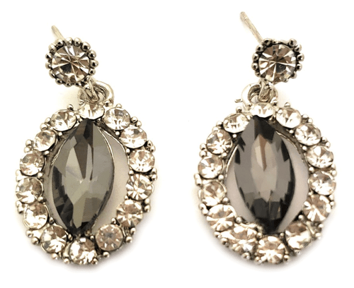 TB Damen-Ohrhänger Mandelform Strass Glitzer Heiligenschein-Stil Ohrhänger - Bild 2 von 20