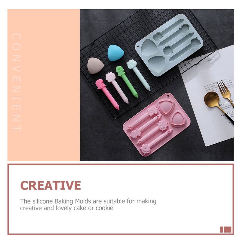 3 Count Animal Cookie Funny Cake Molds Chocolate Mini Candy Crayons eBay