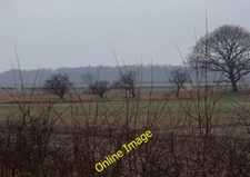 Photo 6x4 Fields by the River Maun New Ollerton Large valley fields seen  c2013