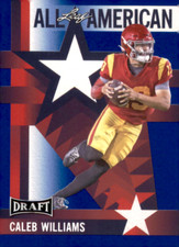 2023 Leaf Draft Football Caleb Williams All American Blue RC #11