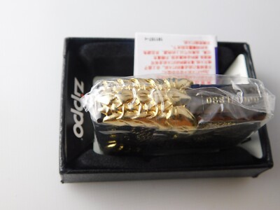 ZIPPO JAPAN LIGHTER GOLD DRAGON WRAP LIMITED LUXURY EDITION 10000