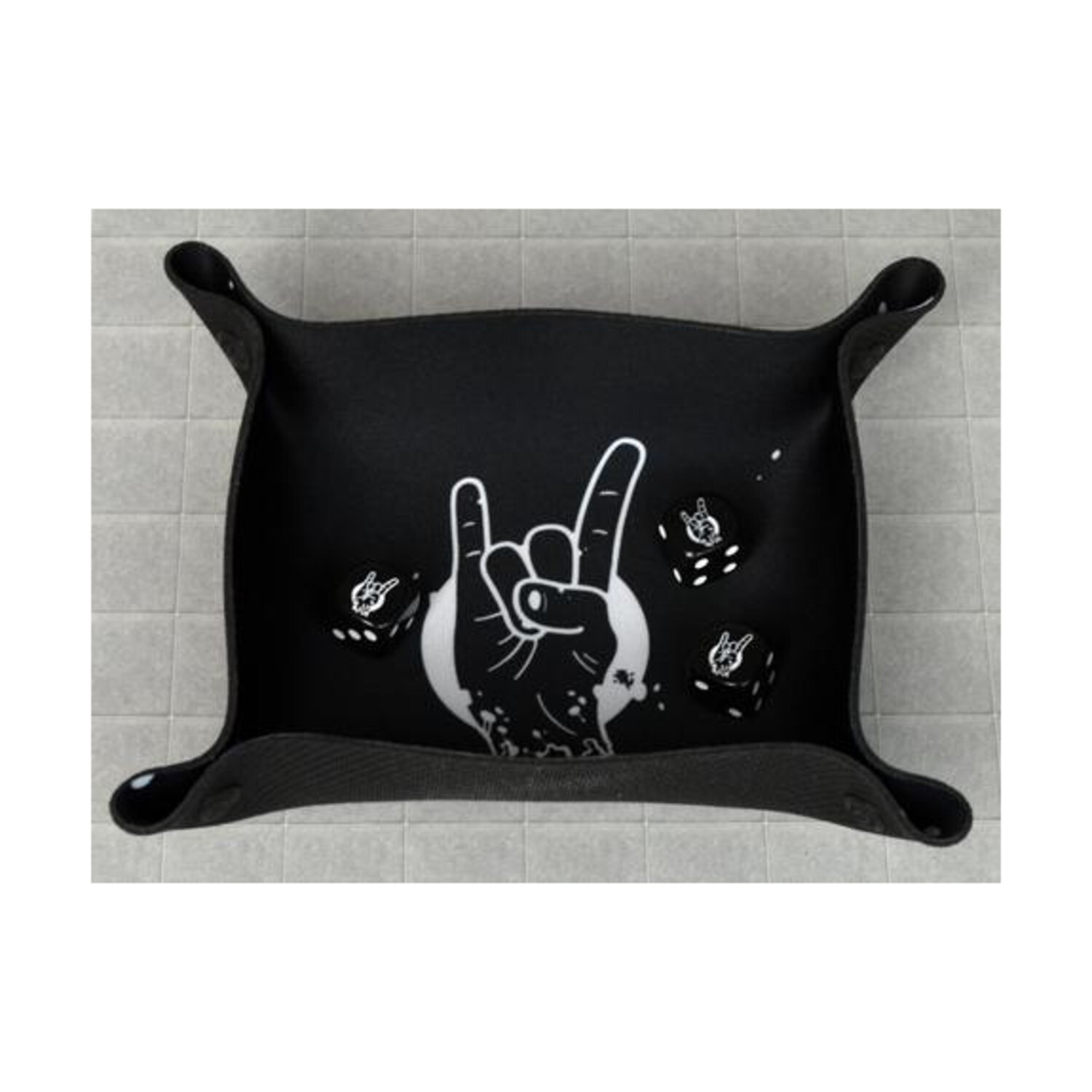 Square Hex RPG Fantasy Dice Tray NM