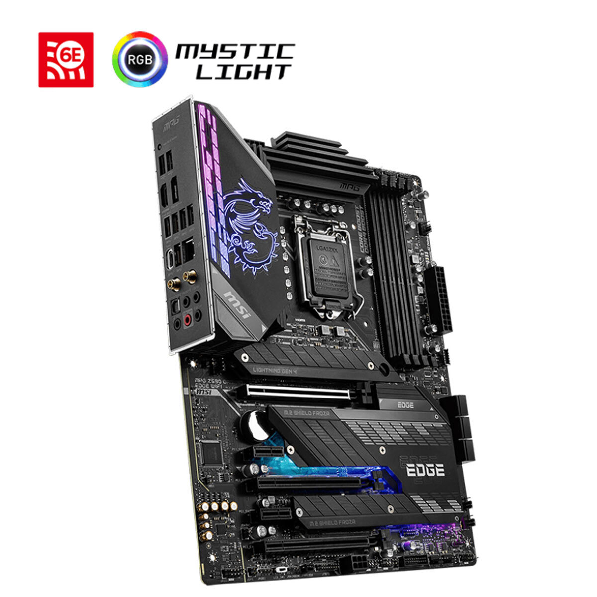 LGA 1200 MSI MPG Z590 Gaming Edge WiFi Motherboard DDR4 Wi-F