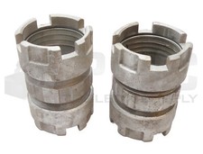 LOT OF 2 NEW 3 1/2 COMPRESSION COUPLING READ 