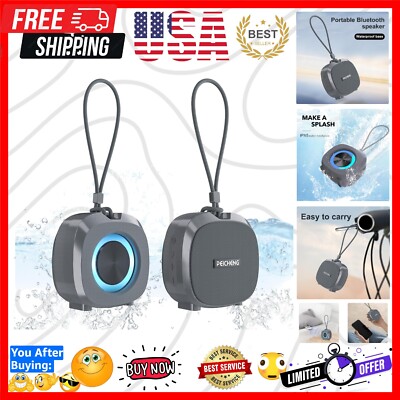 Small Bluetooth Speaker with TWS, RGB Lights & Powerful Sound   Perfect Gift!