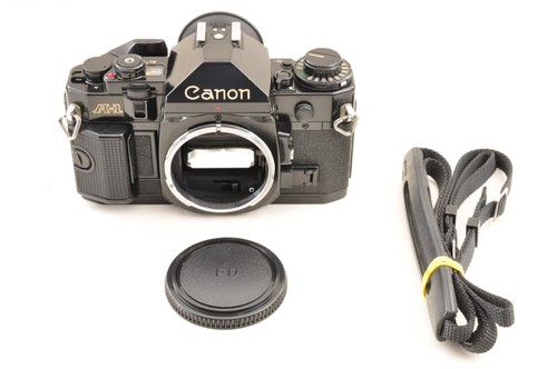 Canon A-1 Black 35mm SLR Film Camera *Excellent* #4014 - Picture 2 of 17