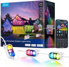 Govee Permanent Outdoor Lights Prism, 200ft  White new