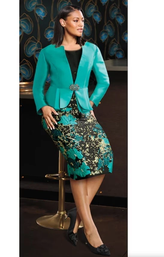 formal three piece dress for women Brown Tailored Three Piece Suit for women – madhumancouture main image 0
