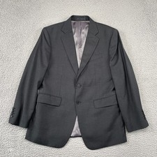 Charles Tyrwhitt Blazer Mens 40S Charcoal Grey Super 110s Wool Slim Two Button