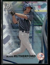 2017 Bowman Platinum - Top Prospects Blake Rutherford #TP-BR (RC)