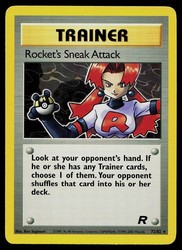 Rocket's Sneak Attack 72/82 Team Rocket Rare Trainer