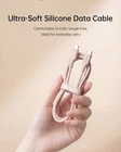 USB Type C Silicone pure copper Charger Data Cable Cord for Android Cell Phone