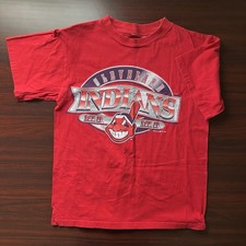 Vintage Cleveland Indians Shirt MLB Baseball Chief Wahoo 90s Men’s Small