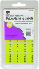 Sale Price Marking Labels, Blank Price Self Adhesive Stickers, Yellow, 300/Box (