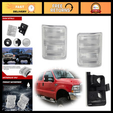 Clear Lens Side Mirror Marker Light Assembly for 2008-2016 F250 F350 F450 F550